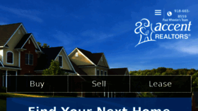 What Accentrealtors.com website looked like in 2018 (5 years ago)