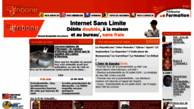 What Afribonemali.net website looked like in 2018 (5 years ago)