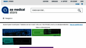 What Aamedicalstore.com website looked like in 2018 (5 years ago)