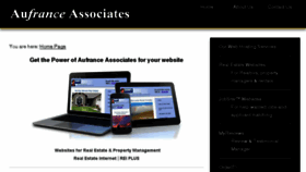 What Aufrance.com website looked like in 2018 (5 years ago)
