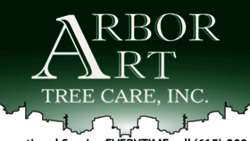 What Arborart.net website looked like in 2018 (5 years ago)