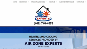 What Airzoneexperts.com website looked like in 2018 (5 years ago)