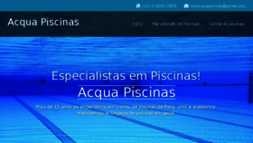 What Acquapiscinas.com.br website looked like in 2018 (5 years ago)