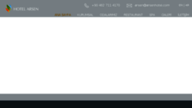What Arsenhotel.com website looked like in 2018 (8 years ago)
