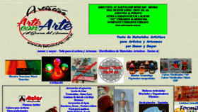 What Arteconarte.com.ar website looked like in 2018 (5 years ago)
