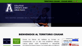 What Americanoanahuac.edu.mx website looked like in 2018 (5 years ago)
