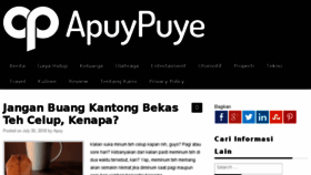 What Apuy-puye.com website looked like in 2018 (5 years ago)
