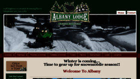 What Albanylodge.com website looked like in 2018 (5 years ago)