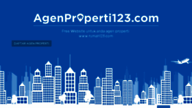 What Agenproperti123.com website looked like in 2018 (5 years ago)