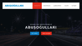 What Abusogullari.com website looked like in 2018 (5 years ago)