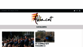 What Aldia.cat website looked like in 2018 (5 years ago)