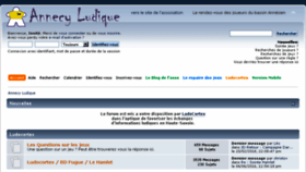 What Annecyludique.fr website looked like in 2018 (5 years ago)