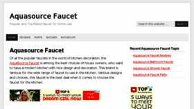 What Aquasourcefaucet.org website looked like in 2018 (5 years ago)