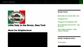 What Arthuravenuebronx.com website looked like in 2018 (5 years ago)
