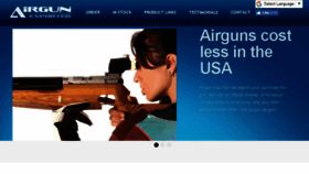 What Airgunexporter.com website looked like in 2018 (5 years ago)