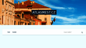 What Atlasmest.cz website looked like in 2018 (5 years ago)