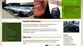 What Autohaus-karge.de website looked like in 2018 (5 years ago)