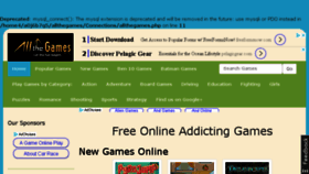 What Allthegames.in website looked like in 2018 (5 years ago)
