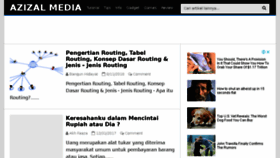 What Azizalmedia.com website looked like in 2018 (5 years ago)