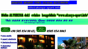 What Akasya-apart.info website looked like in 2018 (6 years ago)