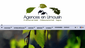 What Agencesenlimousin.com website looked like in 2018 (5 years ago)