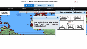 What Ashrae-meteo.info website looked like in 2018 (6 years ago)