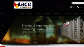 What Ace4power.com website looked like in 2018 (5 years ago)