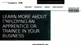 What Apprenticeshipsupport.com.au website looked like in 2018 (6 years ago)