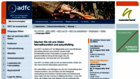 What Adfc-hilden.de website looked like in 2018 (5 years ago)