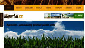 What Agportal.cz website looked like in 2018 (5 years ago)