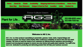 What Ag3inc.com website looked like in 2018 (5 years ago)