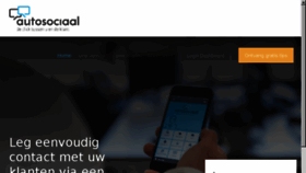 What Autosociaal.nl website looked like in 2018 (5 years ago)
