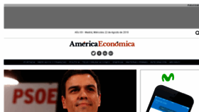 What Americaeconomica.com website looked like in 2018 (5 years ago)