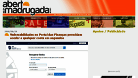What Abertoatedemadrugada.pt website looked like in 2018 (5 years ago)