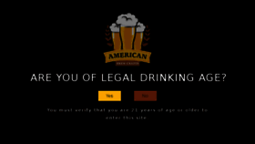 What Americanbrewcrafts.com website looked like in 2018 (5 years ago)