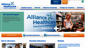 What Alliance-healthcare.es website looked like in 2018 (5 years ago)