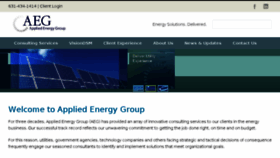 What Appliedenergygroup.com website looked like in 2018 (5 years ago)