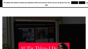 What Allthethingsido.com website looked like in 2018 (5 years ago)