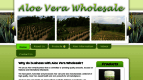 What Aloeverawholesale.com website looked like in 2018 (5 years ago)