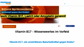 What Aprikosenkerne-vitamin-b17.com website looked like in 2018 (5 years ago)