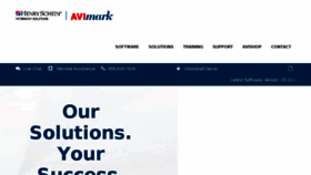 What Avimark.net website looked like in 2018 (5 years ago)