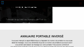 What Annuaireinverse.legratuits.com website looked like in 2018 (5 years ago)