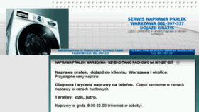 What Agdserwisnaprawa.pl website looked like in 2018 (5 years ago)