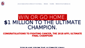 What Affl.com website looked like in 2018 (5 years ago)