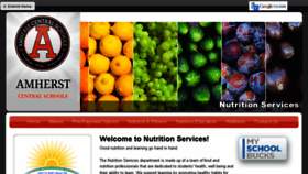 What Amherstnutrition.com website looked like in 2018 (5 years ago)