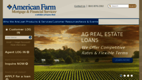 What Americanfarmmortgage.com website looked like in 2018 (5 years ago)