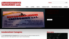What Autodemolizionicastagnino.it website looked like in 2018 (5 years ago)