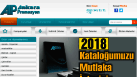 What Ankarapromosyon.com website looked like in 2018 (5 years ago)