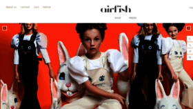 What Airfish.co website looked like in 2018 (5 years ago)