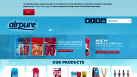 What Airpure.com website looked like in 2018 (5 years ago)